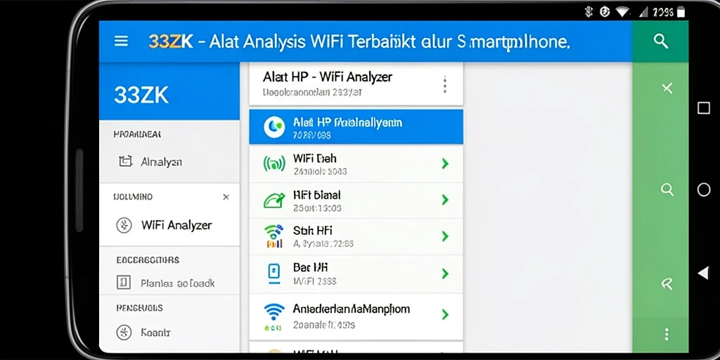 Tampilan antarmuka aplikasi 33ZK yang intuitif dan informatif.