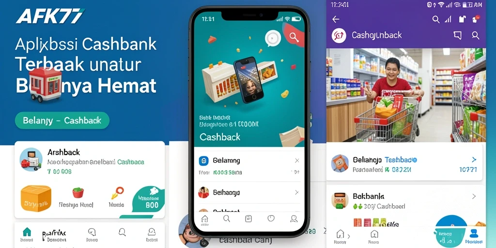Tampilan antarmuka aplikasi Cashback AFK77 yang menarik dan user-friendly.