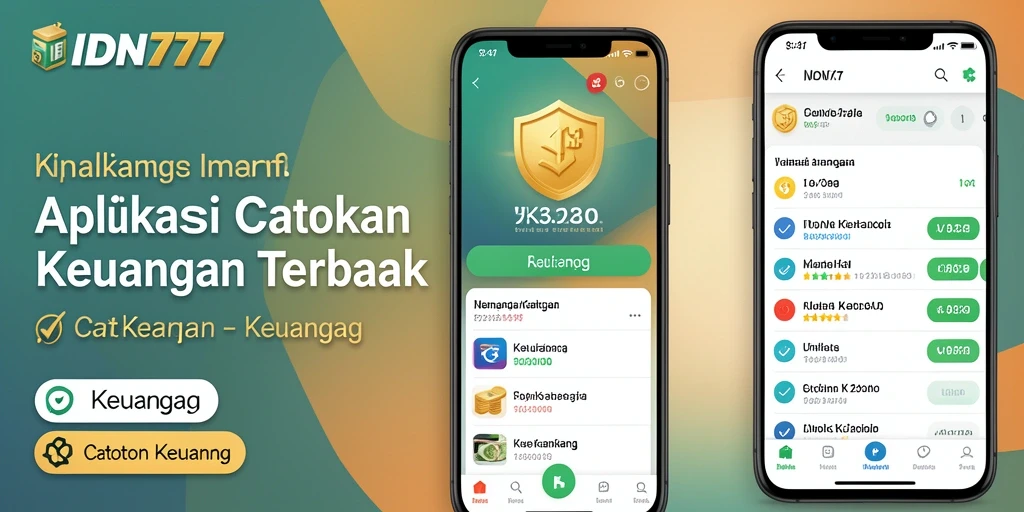 Antarmuka aplikasi <strong>IDN777</strong> yang ramah pengguna untuk Catatan Keuangan.