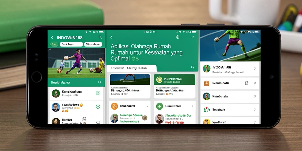 Antarmuka INDOWIN168 yang intuitif dengan berbagai pilihan olahraga.